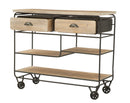 Console Industry 98,5x37,5x82 cm in Ferro e MDF