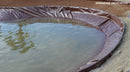 Telo in PVC Rinforzato Effetto Ghiaino 3x4m per Laghetti Naturale