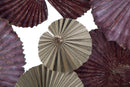 Pannello Round Leaf 68,5x6x66,5 cm in Ferro Multicolor