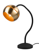 Lampada da Tavolo da Interno Attacco E14 in Metallo Ottone Opaco