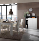 Credenza Mogol bianco lucido ossido 108x42x127H cm