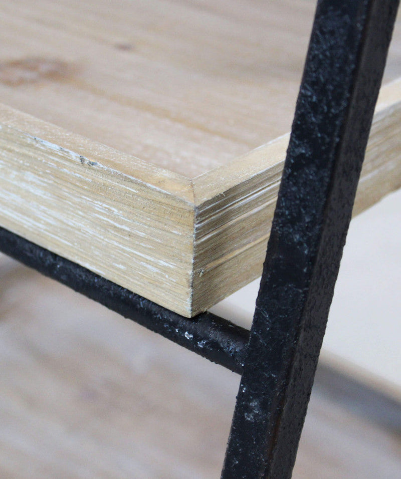 Mobile  Braiden 52x41x99,5 h cm in Metallo Nero