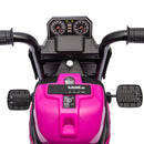 Triciclo Elettrico per Bambini 3 in 1 con Fari Musica e Clacson Rosa 