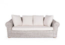 Divano 3 Posti 204x96x80h cm con Cuscini Coba
