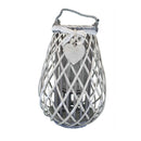 Lanterna Suzanne   in Vimini Grigio