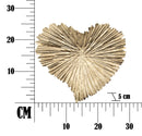Svuota Tasche Cuore 29x5x25 cm in Ferro Oro