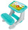Banchetto Studio Scuola per Bambini 62x78x50 cm Azzurro