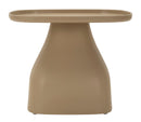 Tavolinetto Gea Tortora 48x48x38 cm in Polipropilene Grigio      