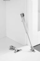 Parete Attrezzata Soggiorno 260x30x180 cm Maruska n°2 Bianco Lucido 