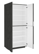 Scarpiera 4 Ante Battenti 81,2x39,2x167,6 cm Ping Ardesia