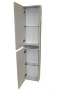 Mobile da Bagno a Colonna 2 Ante in Melaminico 35x32x160cm TFT Bali Corda