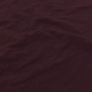 Copripiumino con Sacco e Federe Linea Water Washed Bordeaux