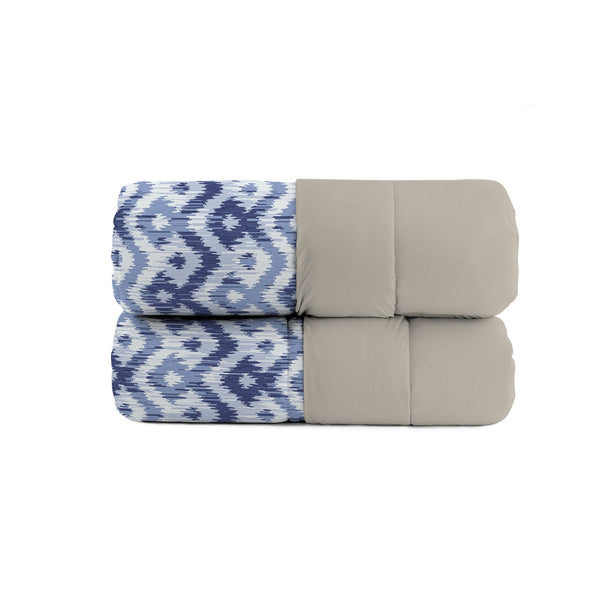 Trapunta Invernale Stampata in Microfibra 200gr Double Face Rombi Varie Misure prezzo