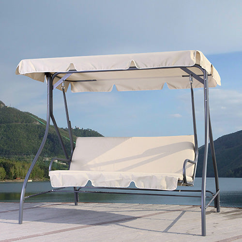 Dondolo Altalena Sofa 3 Posti Struttura in Acciaio 185X120X160Cm per Giardino Arredo Esterno prezzo