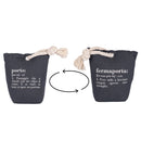 Fermaporta 20x10x20 cm in Tessuto 100% Poliestere VdE Tivoli 1996 Grigio Scuro