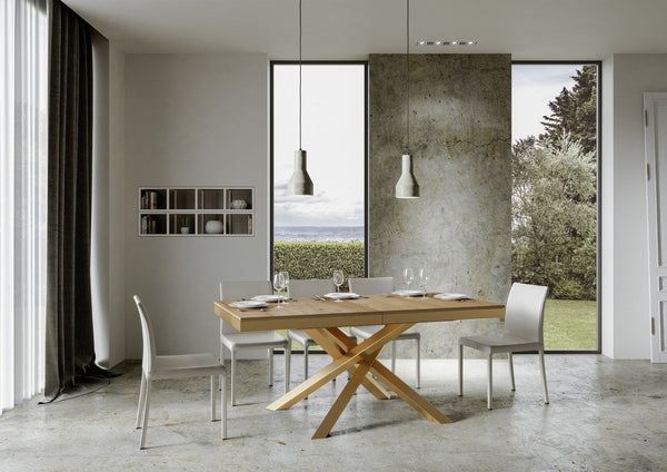 online Tavolo Allungabile 160-420x90x77 cm Volantis Evolution Quercia Naturale