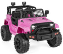 Macchina Elettrica per Bambini 12V Fuoristrada Kidfun Kansas Rosa