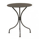 Tavolo Bristol Ø60x71h cm in Acciaio Taupe