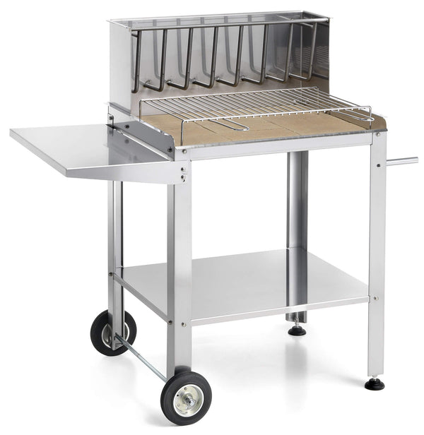 prezzo Barbecue a Legna e Carbonella in Acciaio Inox Ompagrill 56659/X