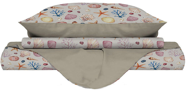 online Copripiumino con Federe Stampato Marea Varie Misure
