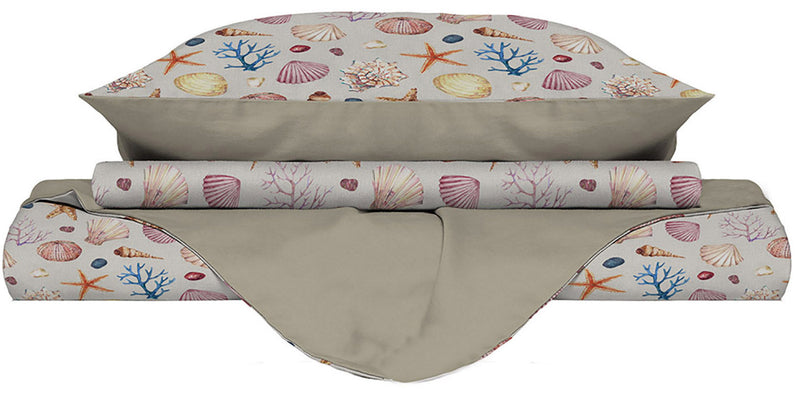 Copripiumino con Federe Stampato Marea Varie Misure