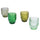 Set 4 Bicchieri Acqua Syrah Greenery in Vetro VdE Tivoli 1996 Verde