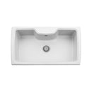 Lavello 88x50 cm Granito vasca bianco Samet