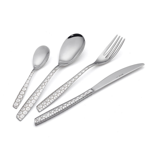 Servizio Set di Posate 24 pezzi in Acciaio Inox Eme Elevene Exa online
