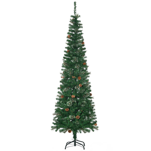 online Albero di Natale H195 cm 556 Rami con Pigne Decorative Verde