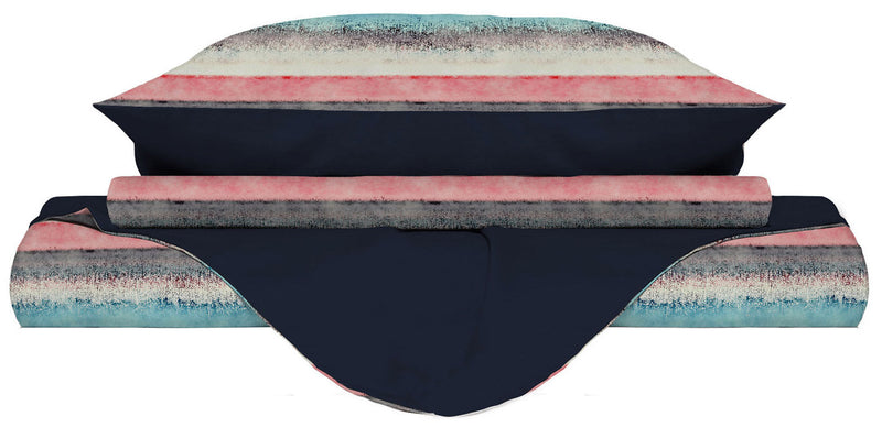 Copripiumino con Federe Stampato in Microfibra Sarah Varie Misure