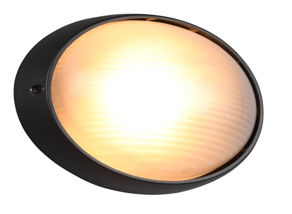 Plafoniera da Esterno Attacco E27 in Alluminio Nero Opaco prezzo