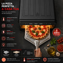 Forno Elettrico per Pizze 2200W Pizza Maker Cottura Uniforme Temperatura 150-430° Nero
