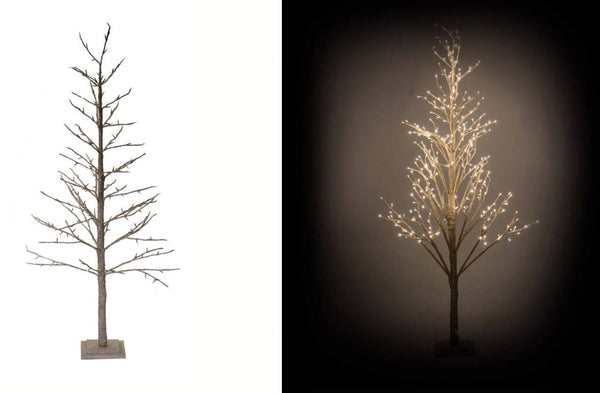 online Albero di Natale Luminoso 186 LED in Carta H150cm Oro