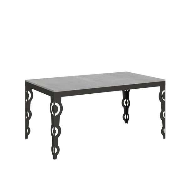 sconto Tavolo Allungabile 160-264x90x80 cm Karamay Evolution Cemento