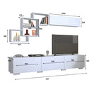 Parete attrezzata Free bianco