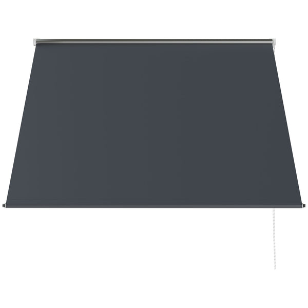 prezzo Tenda da Sole a Bracci con Apertura Manuale 150x120 cm Inclinazione e Protezione UV30+ Grigio