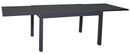 Tavolo da Giardino Allungabile 135/270x90x75 cm in Alluminio Cleveland Antracite