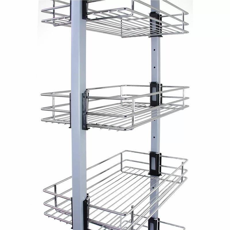 homewell Mensola da cucina con 2 cestelli estraibili, cestello scorrevole con 2 ripiani, cassetto scorrevole in acciaio al carbonio, organizer da bagno per casa e ufficio, 37,4 x 26,5 x 44 cm homewell Mensola da cucina con 2 cestelli estraibili, cestello scorrevole con 2 ripiani, cassetto scorrevole in acciaio al carbonio, organizer da bagno per casa e ufficio, 37,4 x 26,5 x 44 cm