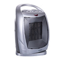 Termoventilatore Caldobagno 1500W Base Rotante Kooper Keramos Grigio