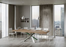 Tavolo Allungabile 200-304x90x77 cm Volantis Premium Quercia Natura Telaio 4A 