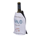 Glacette Vino 22,5x15,5 cm in Plastica Impermeabile VdE Tivoli 1996 Le Travisate Bianco