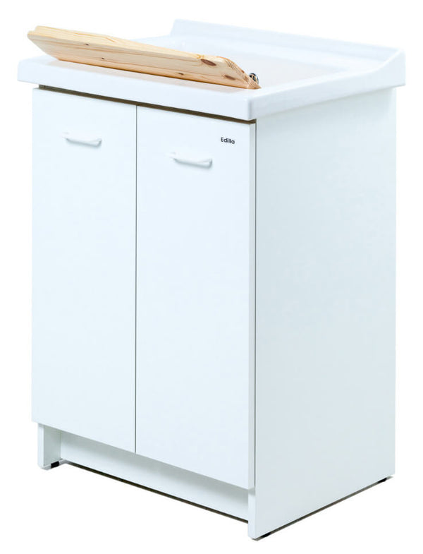 Mobile Lavatoio 63x60x87 cm 2 Ante Asse in Legno Montegrappa Acqua Edilla Bianco online