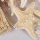 Set 60 Stelle Bianche in Rete H 7 cm