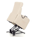 Poltrona Alzapersona Elettrica 1 Motore Reclinabile in Similpelle Katia Crema