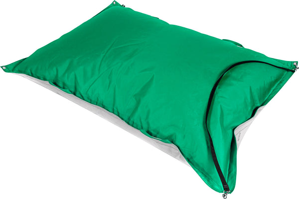 Cuscinone Slitta per Neve 160x110 cm in Acrilico Pomodone Scivolone Verde prezzo