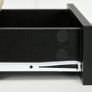 Set di 2 Comodini Sospesi Moderni con Cassetto e Mensola Superiore 35x32x22,5 cm  Rovere e Nero