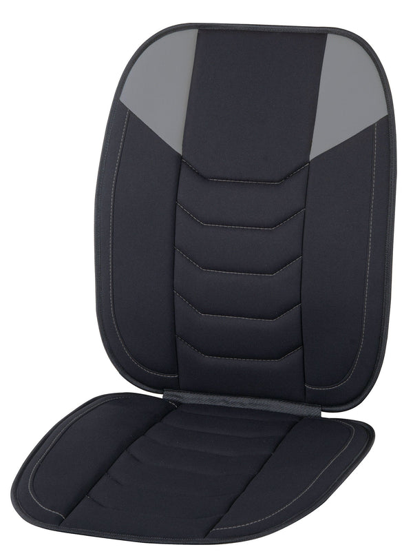 Coprisedile Anteriore Singolo 104x44 cm per Auto Universale Nero e Grigio acquista