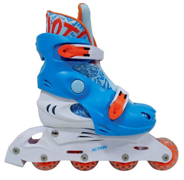 sconto Pattini in Linea Roller per Bambini Miller Boy Azzurro Varie Misure