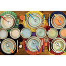 Servizio Piatti 18 Pezzi in Gres Villa d'Este Sombrero Light