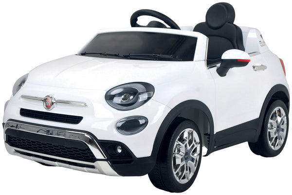 online Macchina Elettrica per Bambini 12V con Licenza Fiat 500X Bianca